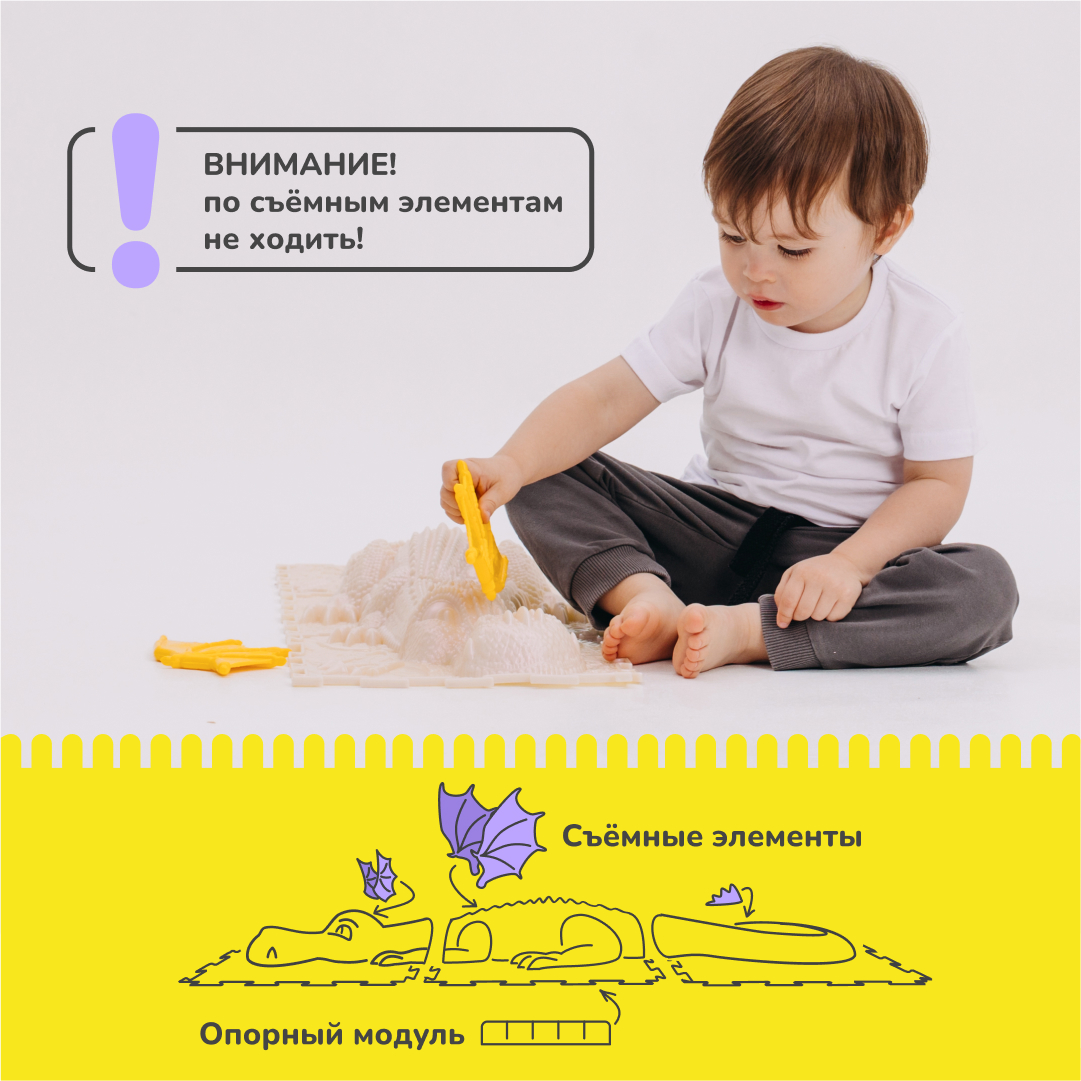 «Дракоша» набор (3 пазла)