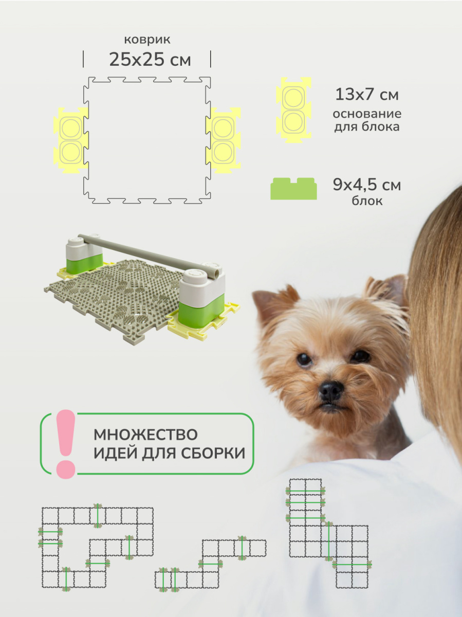 Набор ковриков S для собак мелких пород до 10 кг