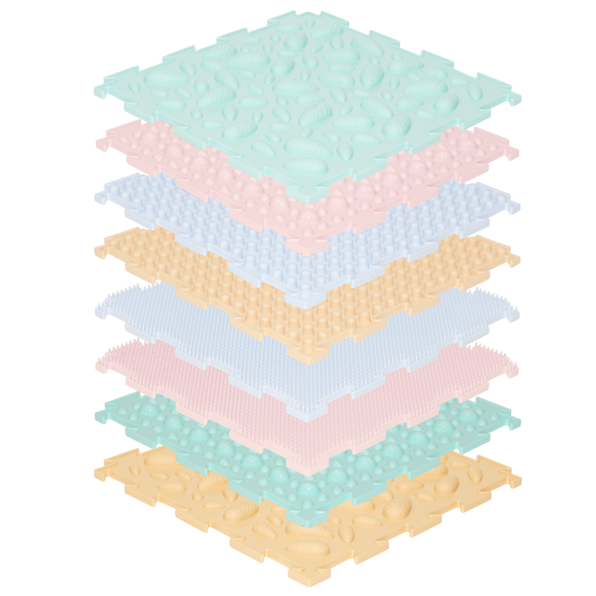 «Малыш» пастельные цвета, набор (8 пазлов)