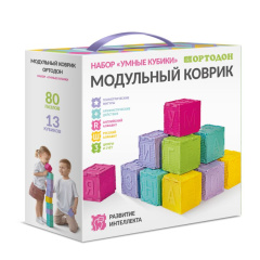 «Умные кубики» набор (80 мини-пазлов, размер 6,5 см)
